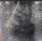 radiation, 2020, Kohle und Pastell auf Papier, 142 x 140 cm